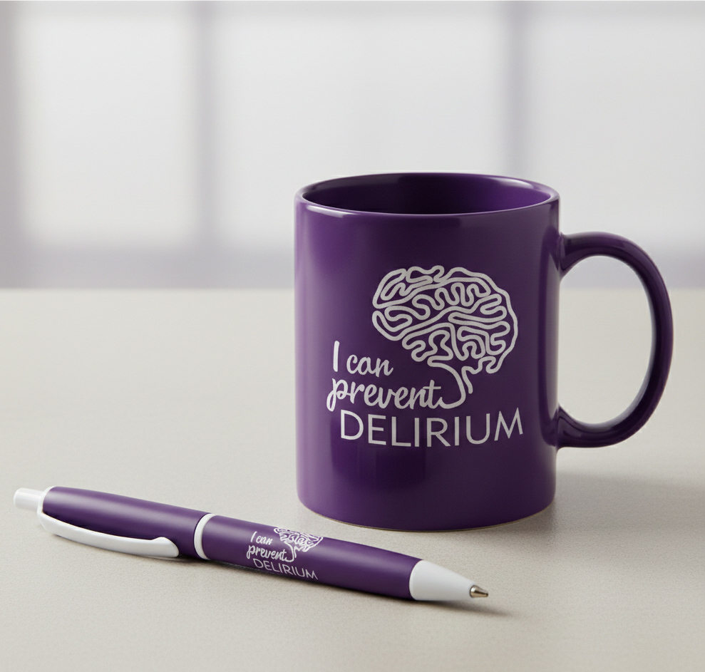 NHS Delirium Pen and Mug